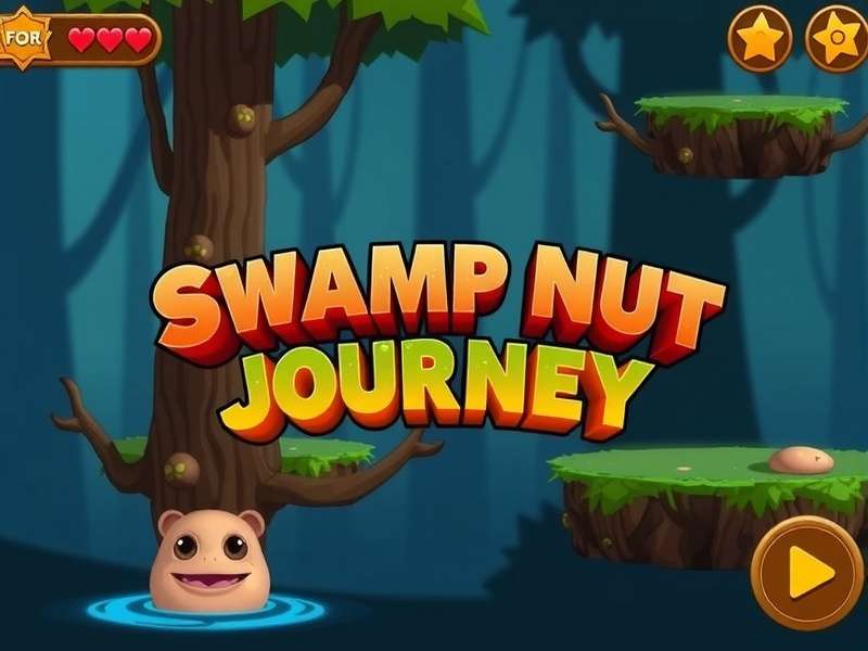 Swamp Nut Journey Gameplay Screenshot